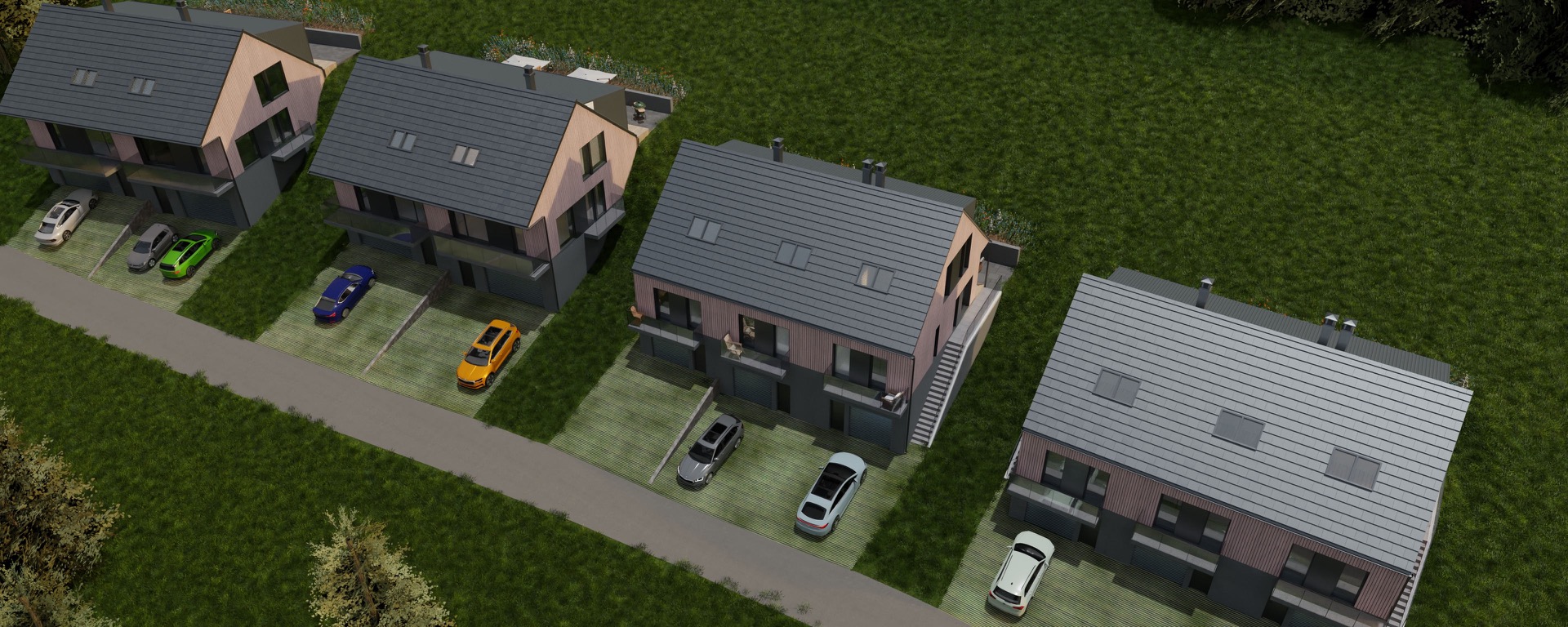 Projekt Výhledy Trubská - pohled ze zhora