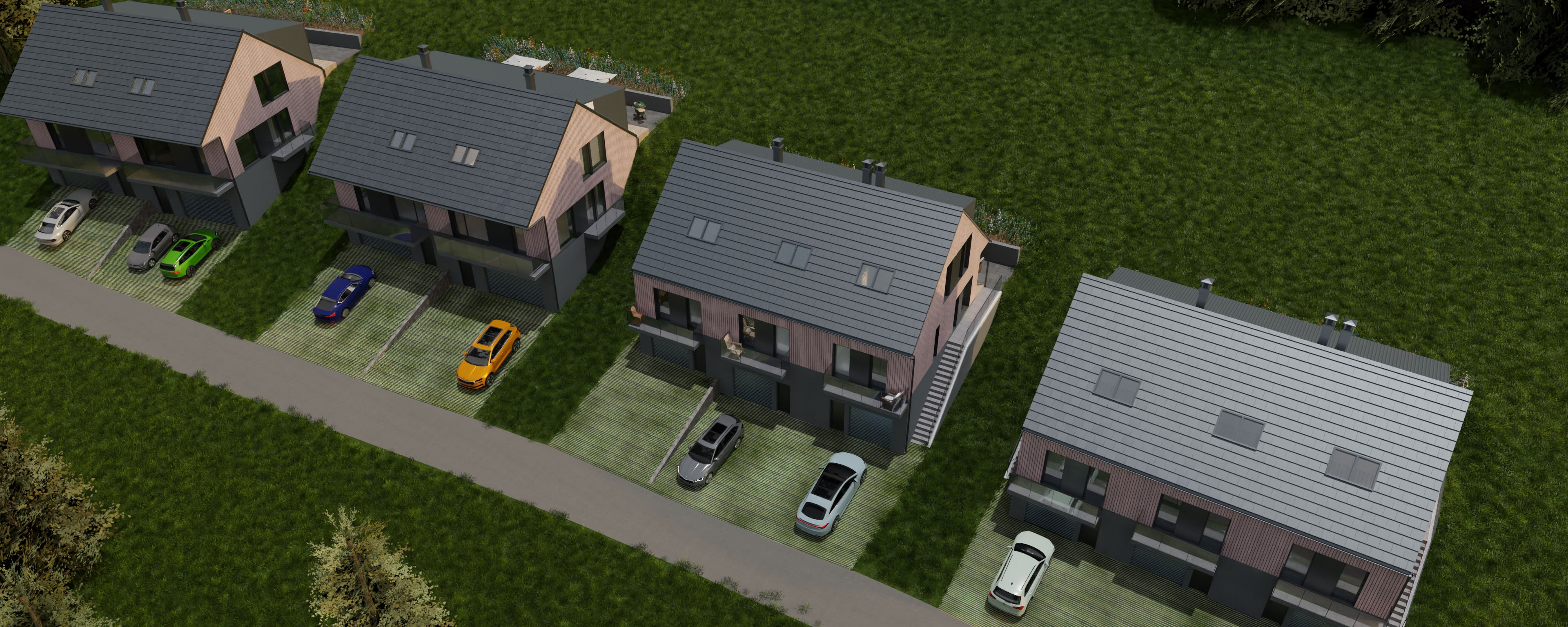 Projekt Výhledy Trubská - pohled ze zhora